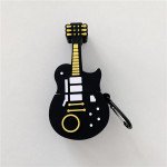 Wholesale Cute Design Cartoon Silicone Cover Skin for Airpod (1 / 2) Charging Case (Guitar Black)